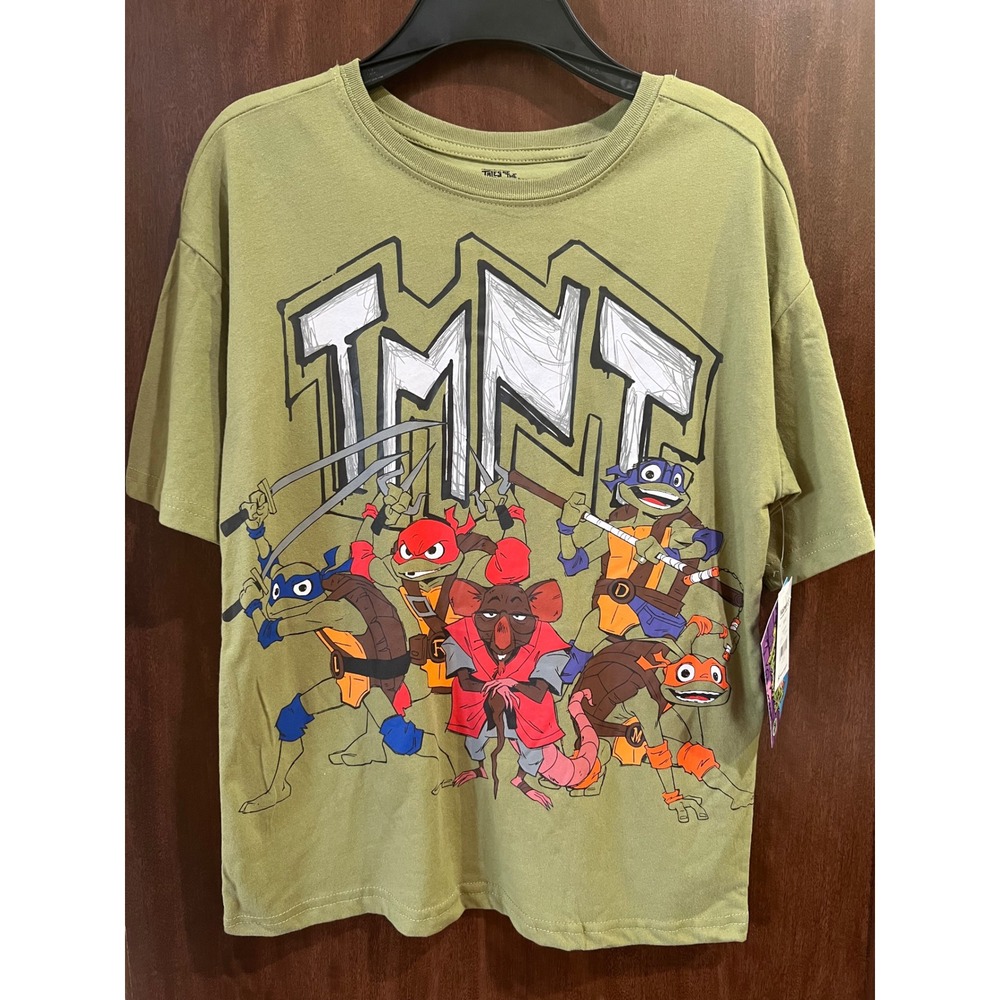 Teenage Mutant Ninja Turtles Boys Graphic Tee with Short Sleeves, Size 10/12